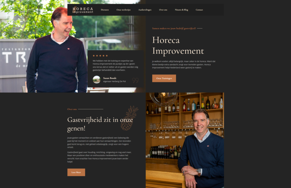 Website Horeca Improvement